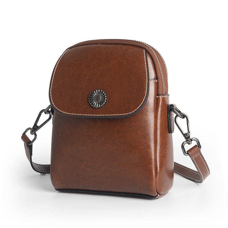 Women's Fashion Leather Messenger Bag GO Buy