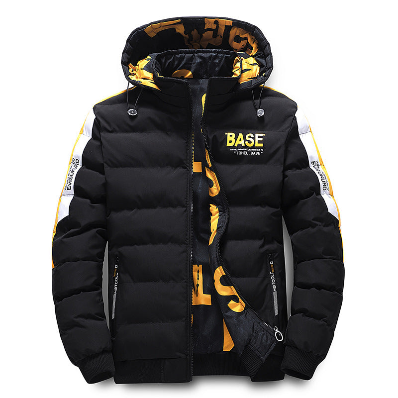 Winter Cotton-padded Men's Thickened Coat Jacket GO Buy