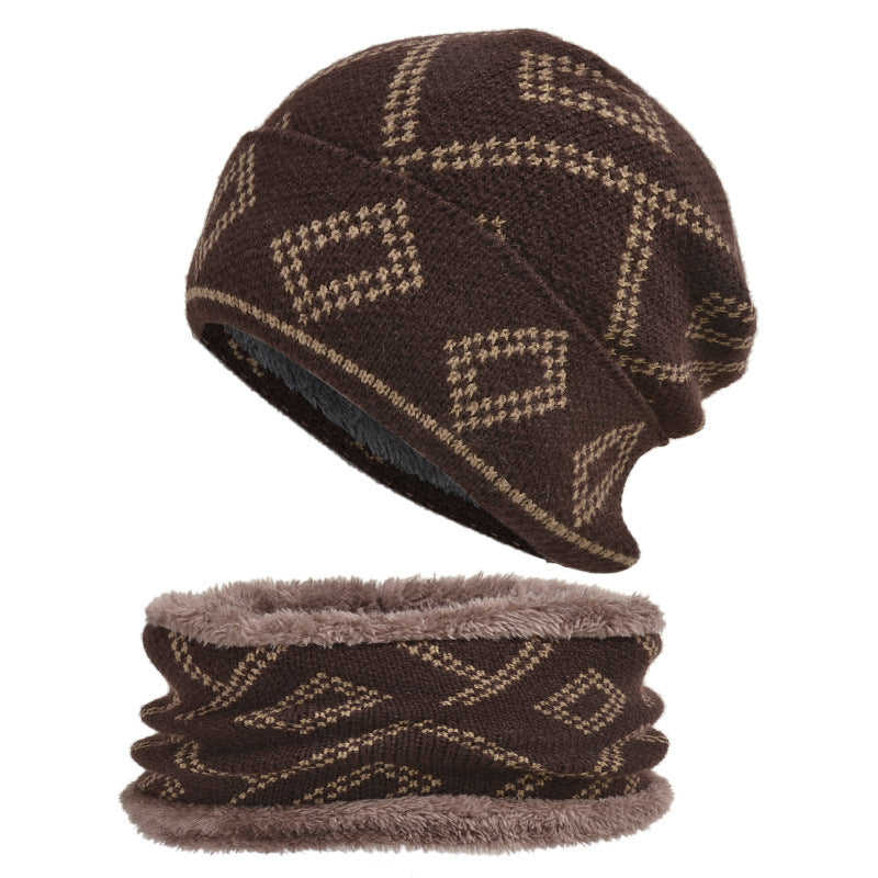 Hedging Hat With Thick Square Pattern To Keep Warm GO Buy