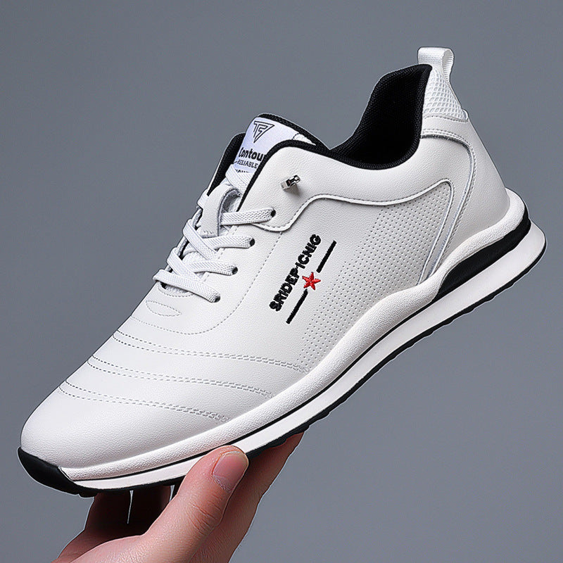 Youth British Style Breathable Soft Leather Men's Casual Leather Shoes GO Buy