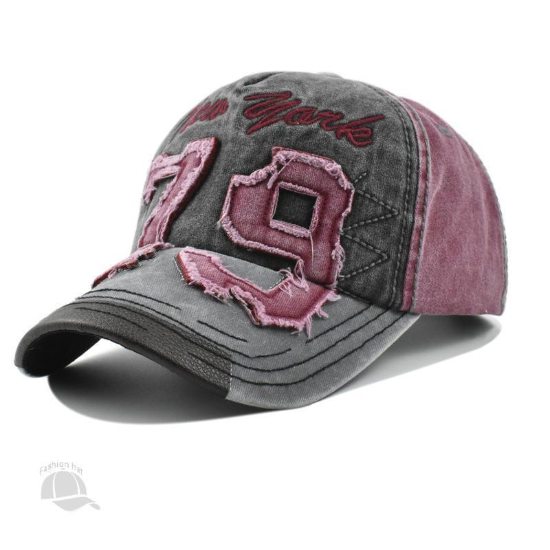 Men's Washed Letter Embroidery Baseball Cap Gobuy Fashion