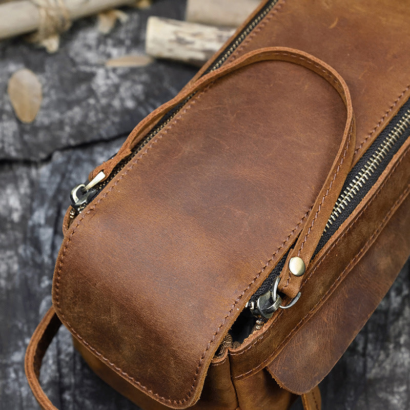 Leather Wash Bag Large Capacity Women's Storage Bag GO Buy