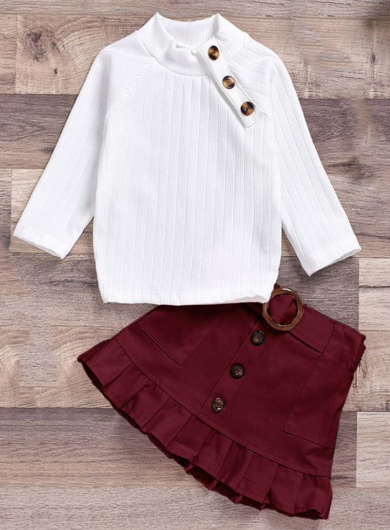 Pure cotton pit strip children's suit GO buy