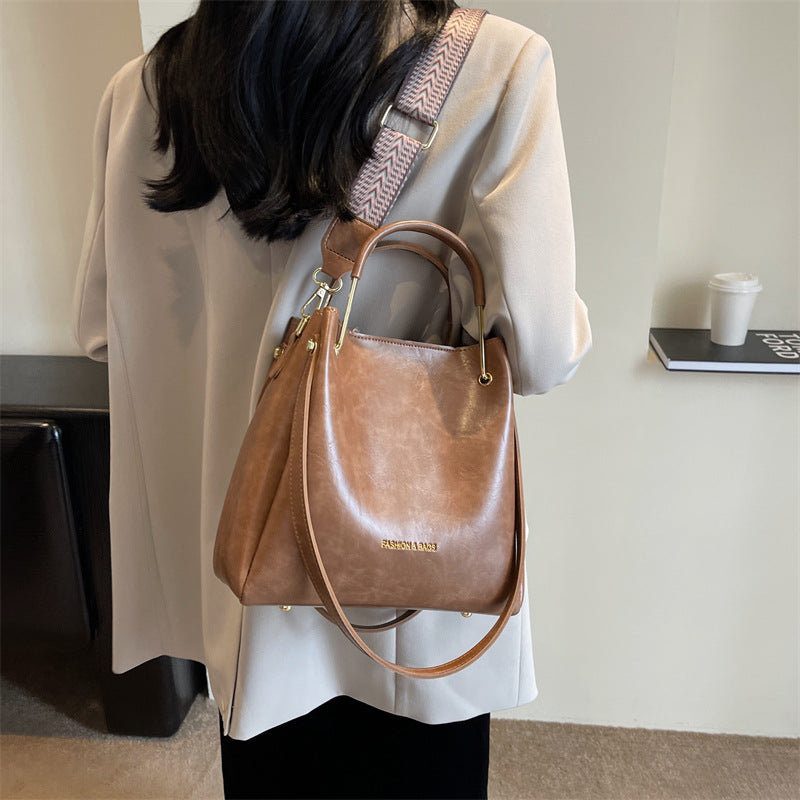Retro Large Capacity Hand-held Tote Bag Casual Crossbody GO Buy