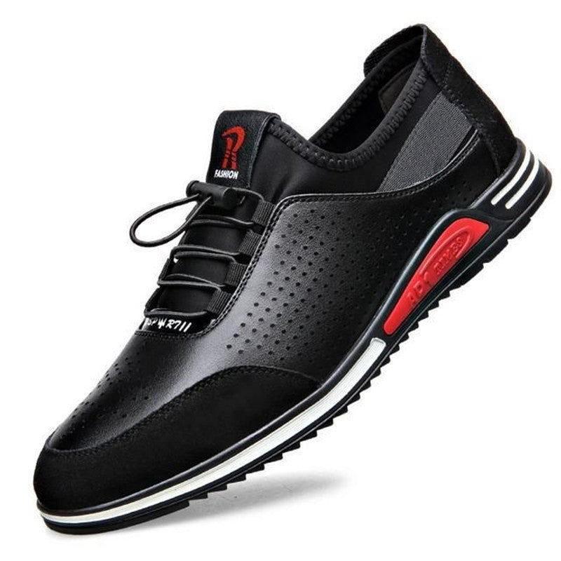 One-legged Casual Men's Soft-soled Leather Shoes GO Buy