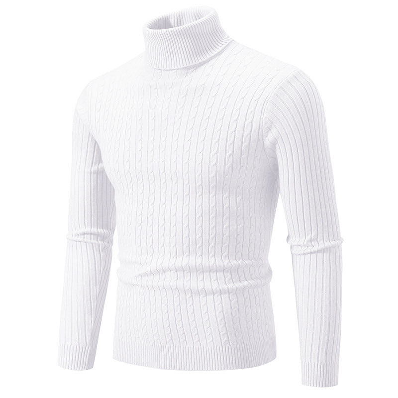 Retro Simple High Collar Bottoming Sweater Wear Casual Thin Slimming Knitwear GO Buy