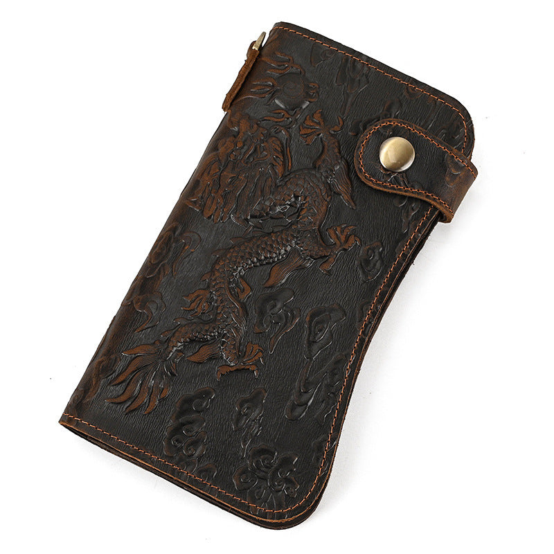 Men's Crazy Horse Leather Wallet GO Buy