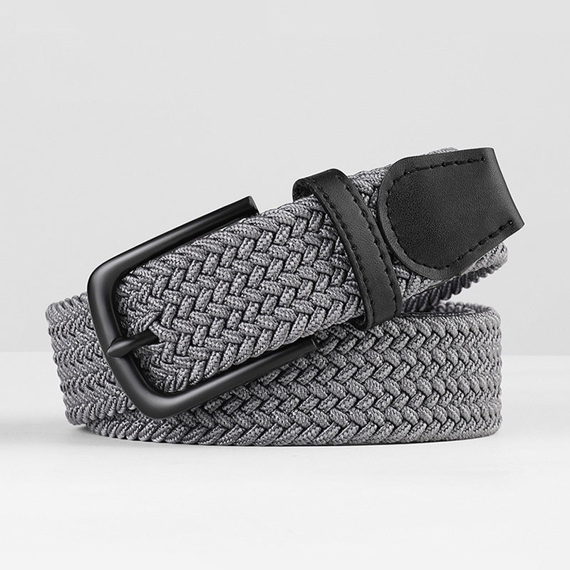 Woven Leather Belt Men's Pant Women's Jeans GO Buy