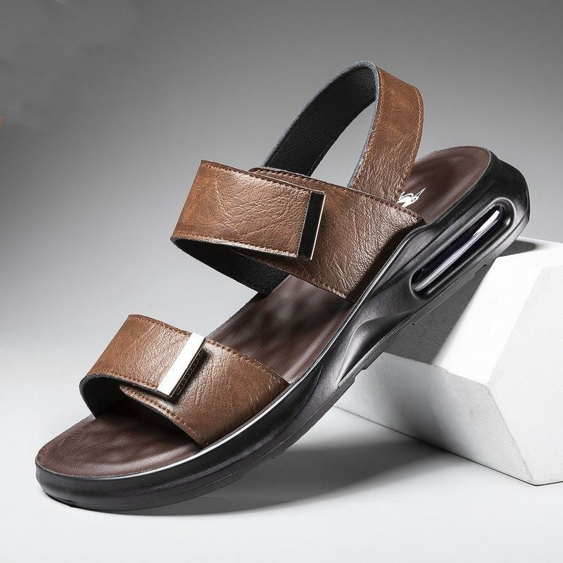 Casual Platform Beach Shoes Men's Summer Wear Dual-use Gobuy Fashion