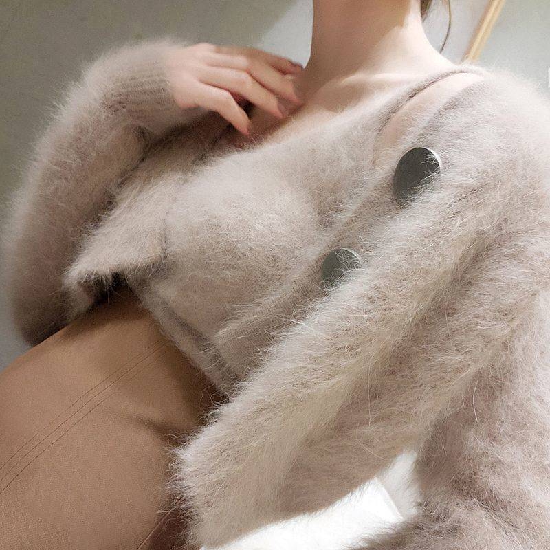 Vest Short Mink Velvet Camisole Sweater GO buy