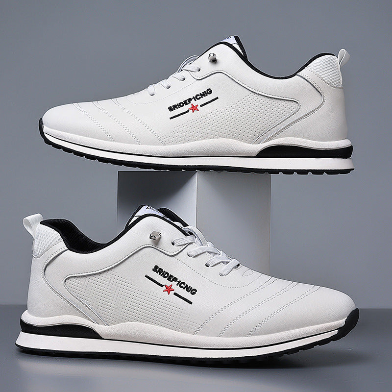Youth British Style Breathable Soft Leather Men's Casual Leather Shoes GO Buy