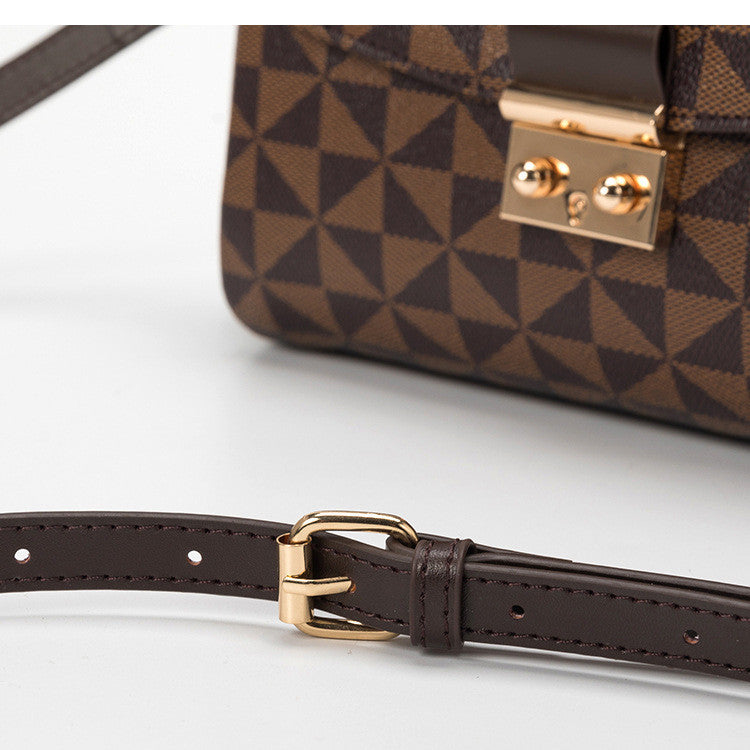 Lock Messenger Bag Simple Versatile One Shoulder Diagonal GO Buy