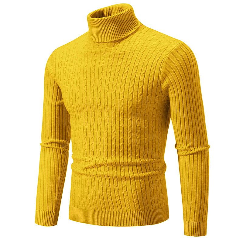 Retro Simple High Collar Bottoming Sweater Wear Casual Thin Slimming Knitwear GO Buy
