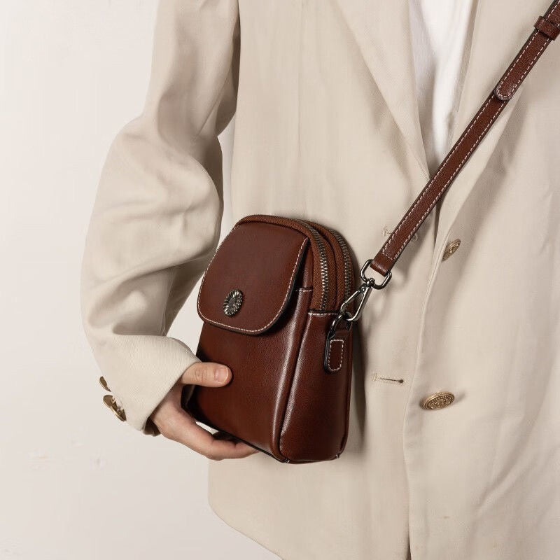 Women's Fashion Leather Messenger Bag GO Buy