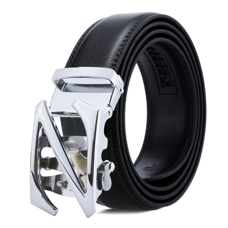 Men's Belt Automatic Buckle Business Trouser Belt GO Buy