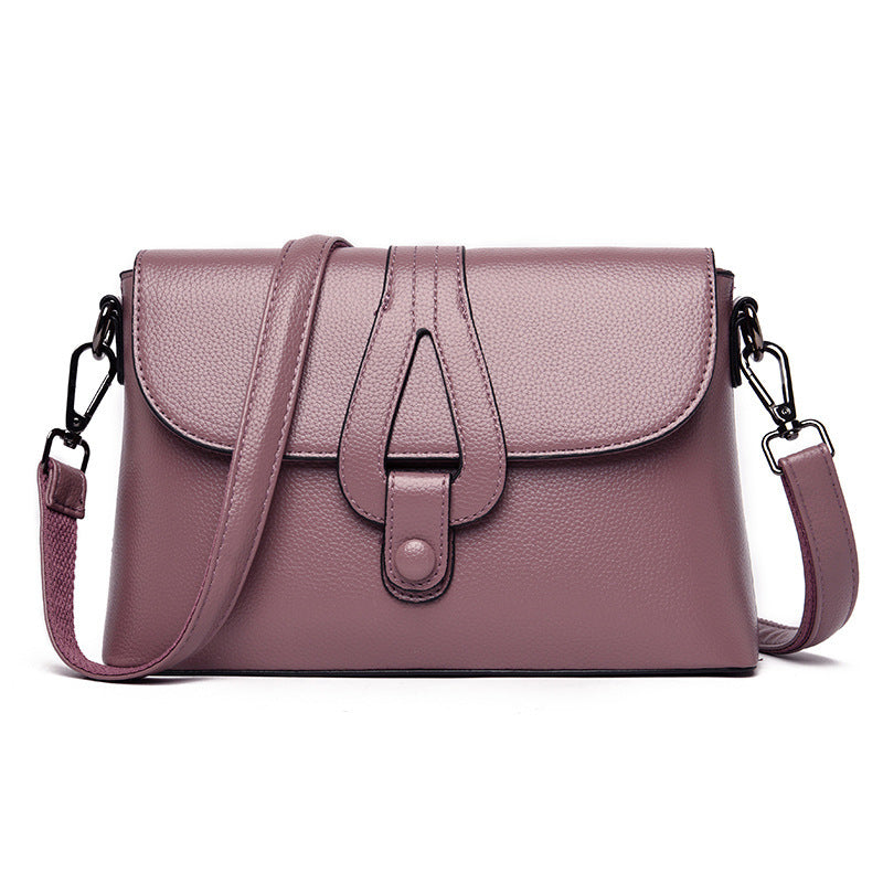 Button Fashion Lady's Diagonal Shoulder Bag GO Buy