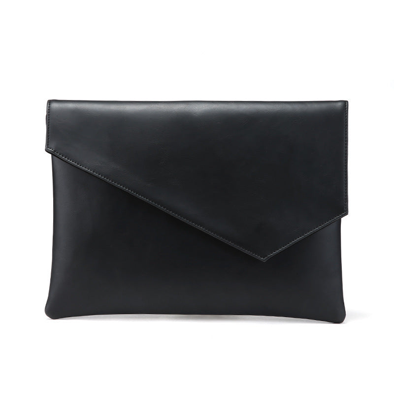 Leather Upgraded Men's Style Business Casual Fashion Hand-held Envelope File Bag GO Buy
