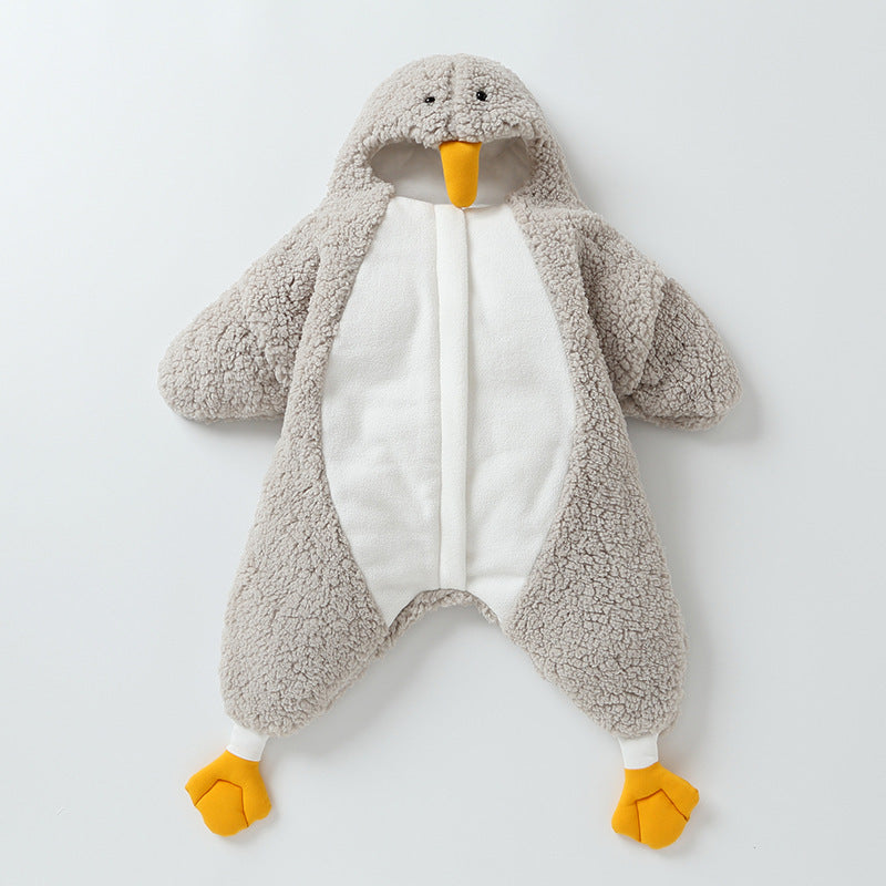 Children's Lambswool-like Split-leg Sleeping Bag GO buy