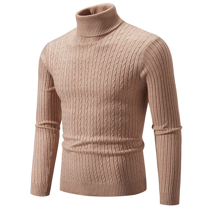 Retro Simple High Collar Bottoming Sweater Wear Casual Thin Slimming Knitwear GO Buy