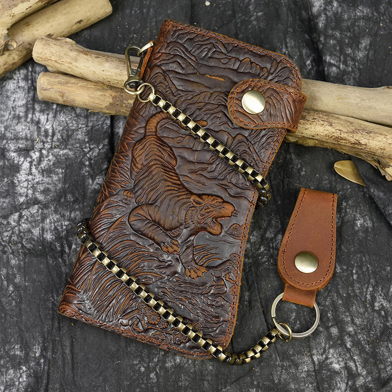 Men's Crazy Horse Leather Wallet GO Buy