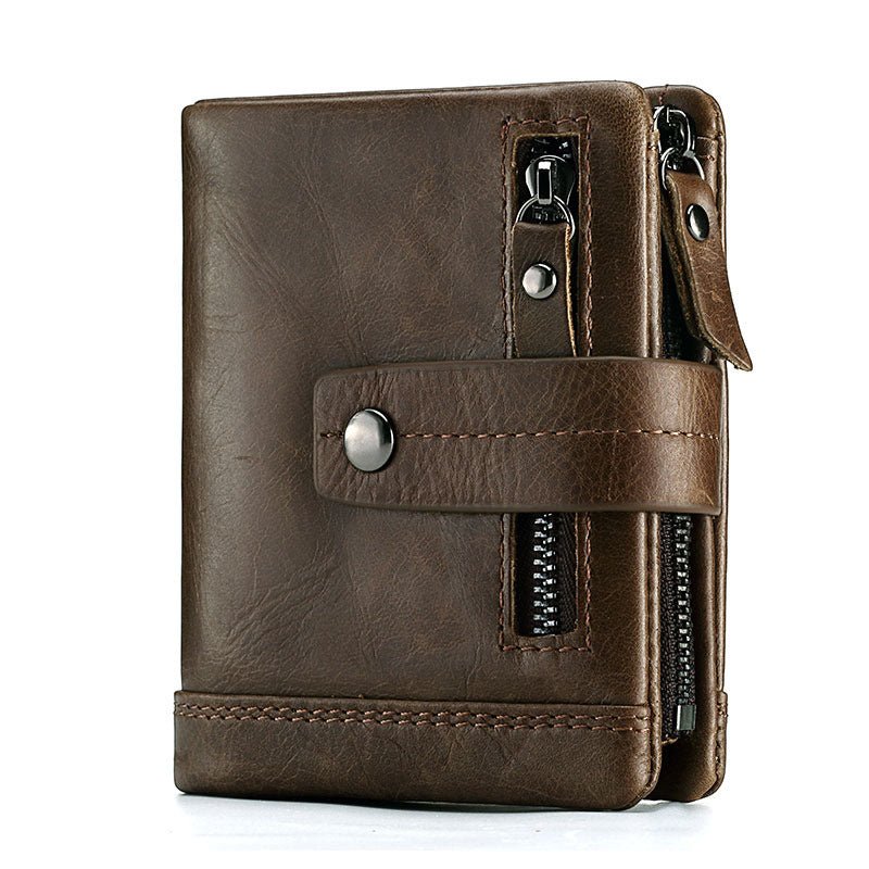 Antimagnetic Multicolor European And American Men's Wallet - Go Buy