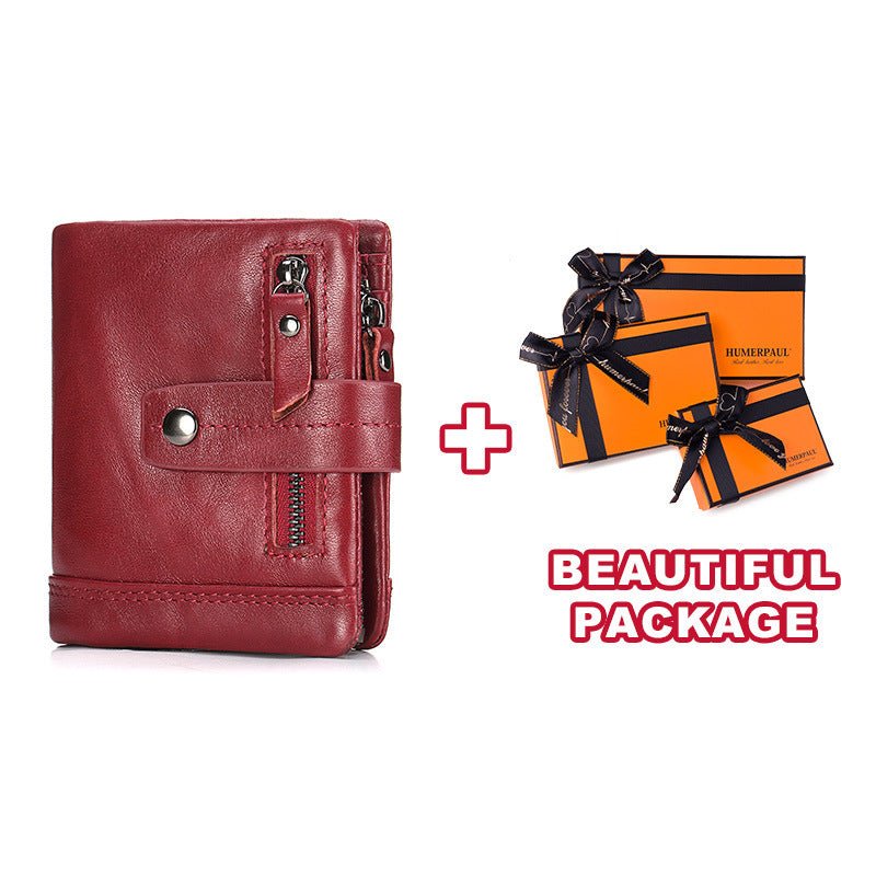 Antimagnetic Multicolor European And American Men's Wallet - Go Buy