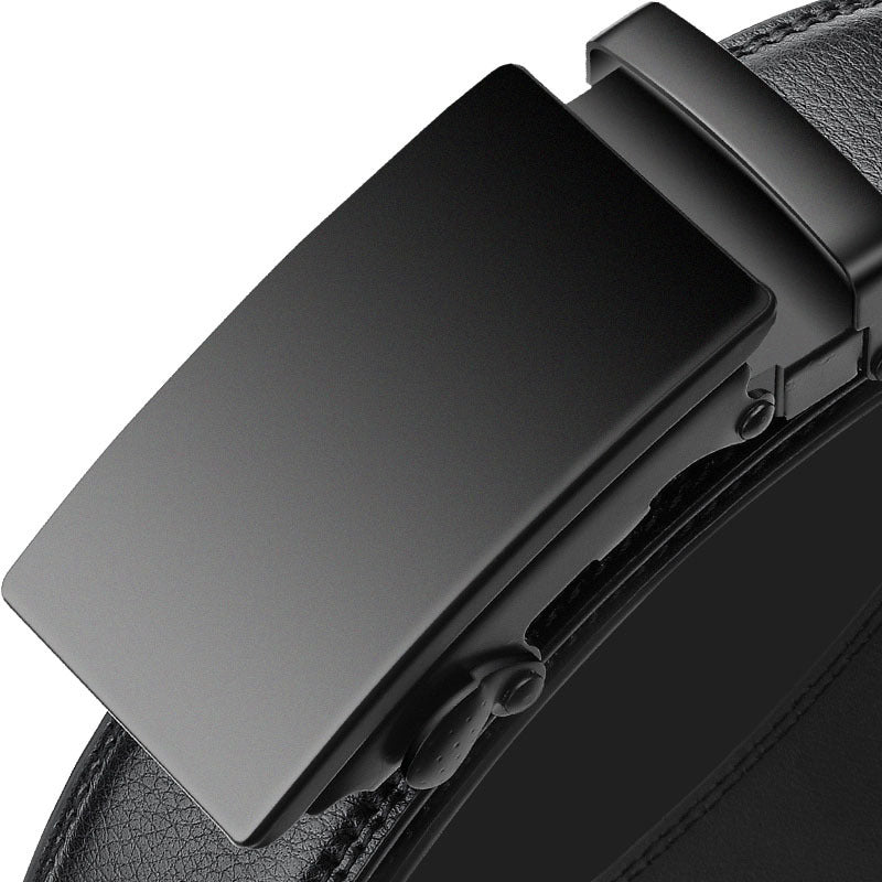 Automatic belt buckle real belt - Go Buy