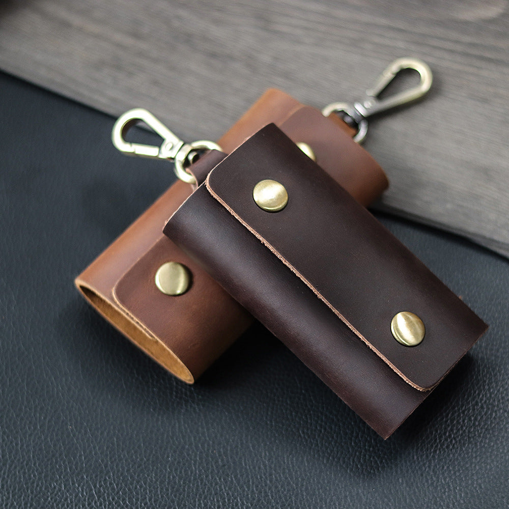 Men Wallet Leather Key Bag Multifunctional Keychain GO Buy