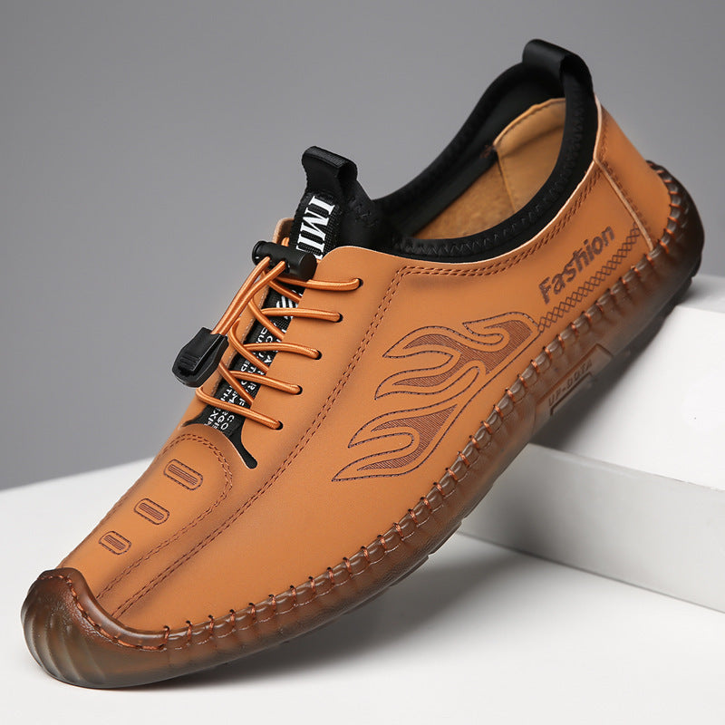 Men's Fashion Casual Soft Bottom Leather Shoes GO Buy