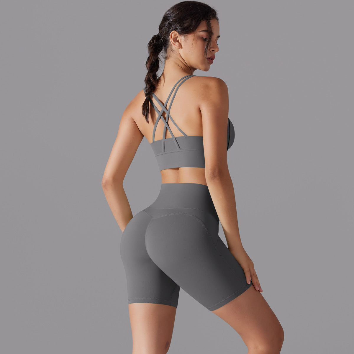 Beauty Back Cross Sports Underwear Fitness Yoga Wear Suit Gobuy Fashion