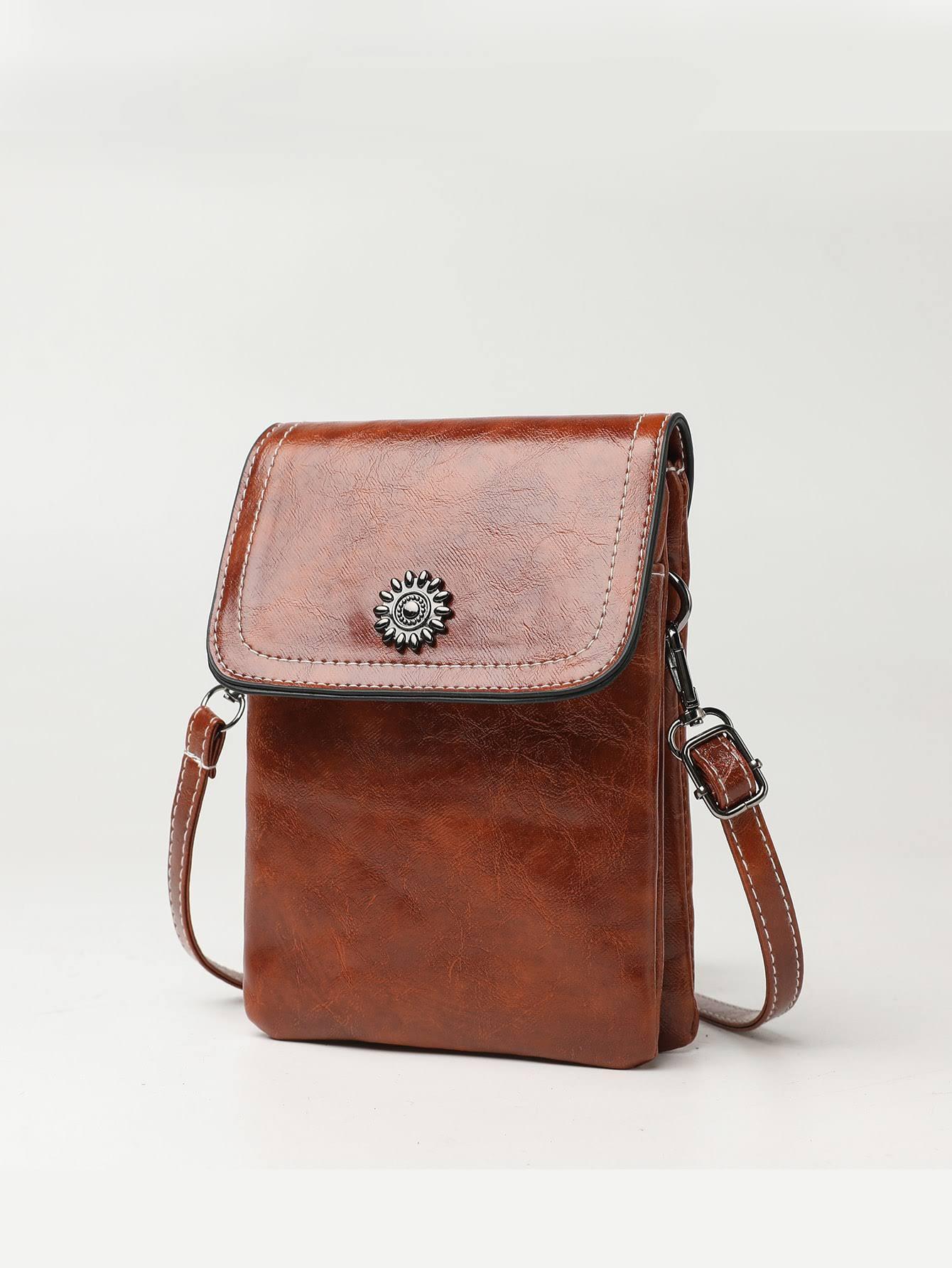 Fashion Simple Large Capacity Mobile Phone Bag Mini Crossbody Bag GO Buy