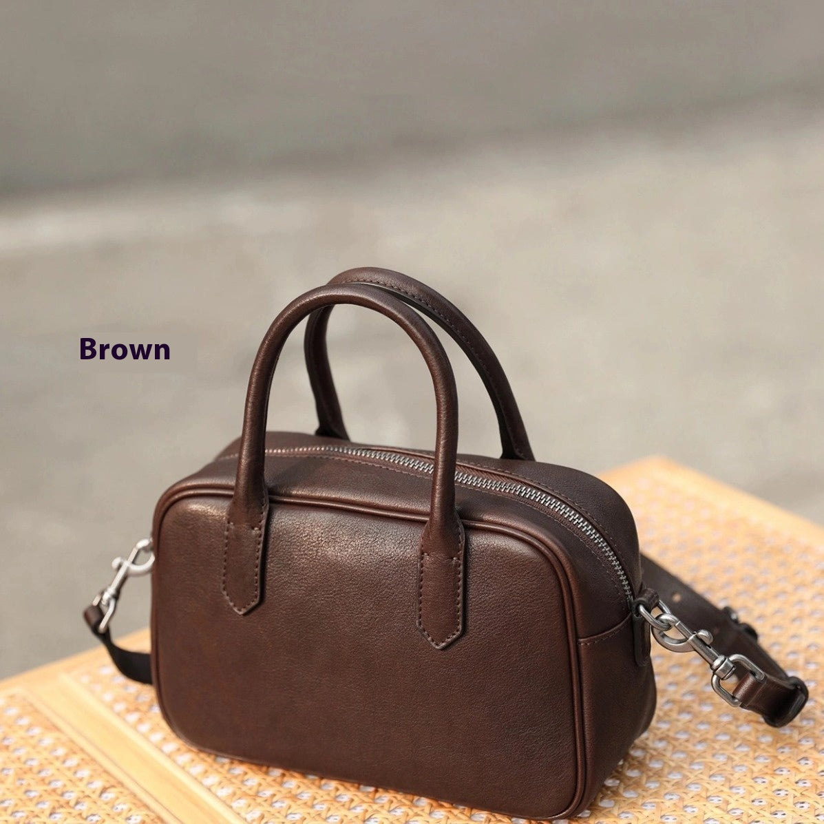 Bowling Bag Fashion Shoulder Messenger Handbag GO Buy