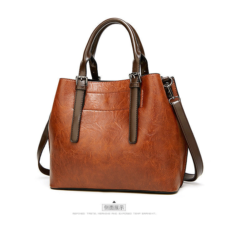 Women's Bag Korean Versatile One-shoulder Crossbody Bag Women's Large Capacity Handbag GO Buy