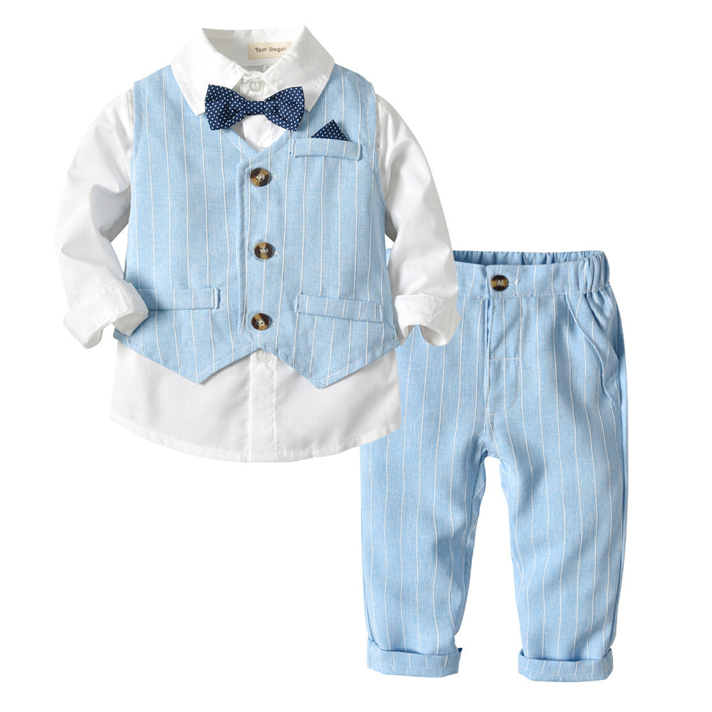 Boys Autumn Clothing Children's Suit Three-piece Set GO buy