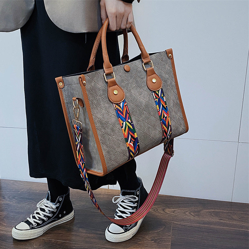 Large-capacity One-shoulder Messenger Bag Handbag Trendy GO Buy