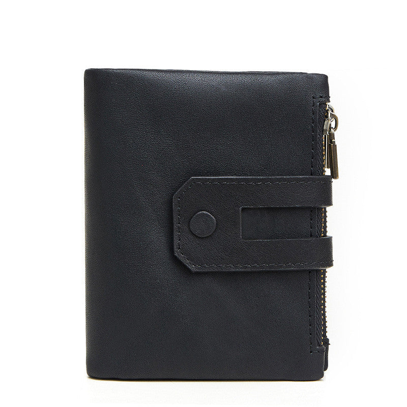Casual Fashion Double Zipper Multi-card Pocket Wallet GO Buy