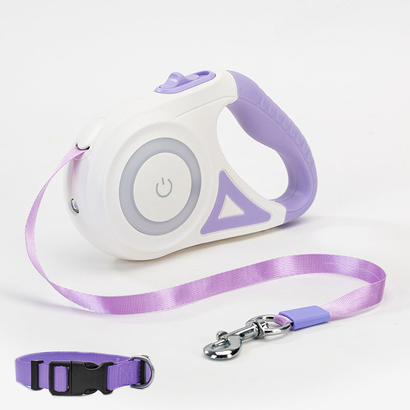 Dog Leash Retractable Leash And Dog Collar Spotlight Automatic Pet Dog Cat Traction Rope For Small Medium Dogs Pet Product Gobuy Fashion