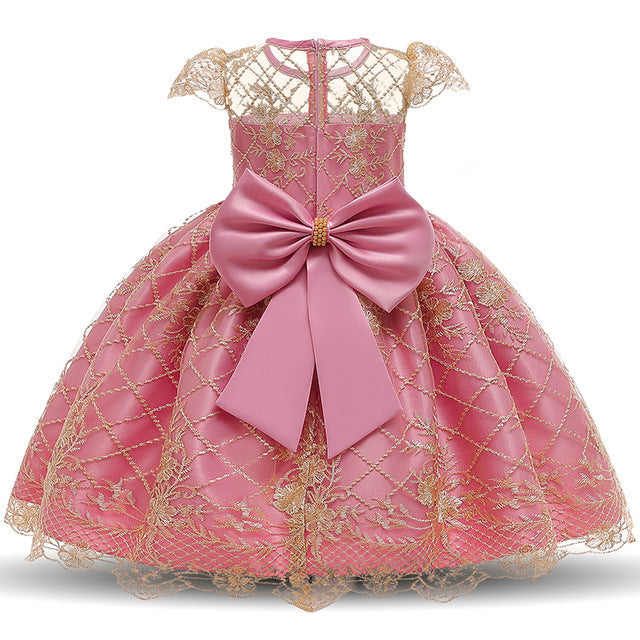 Puffy Princess Dress Performance Dress Embroidered Western Style GO buy