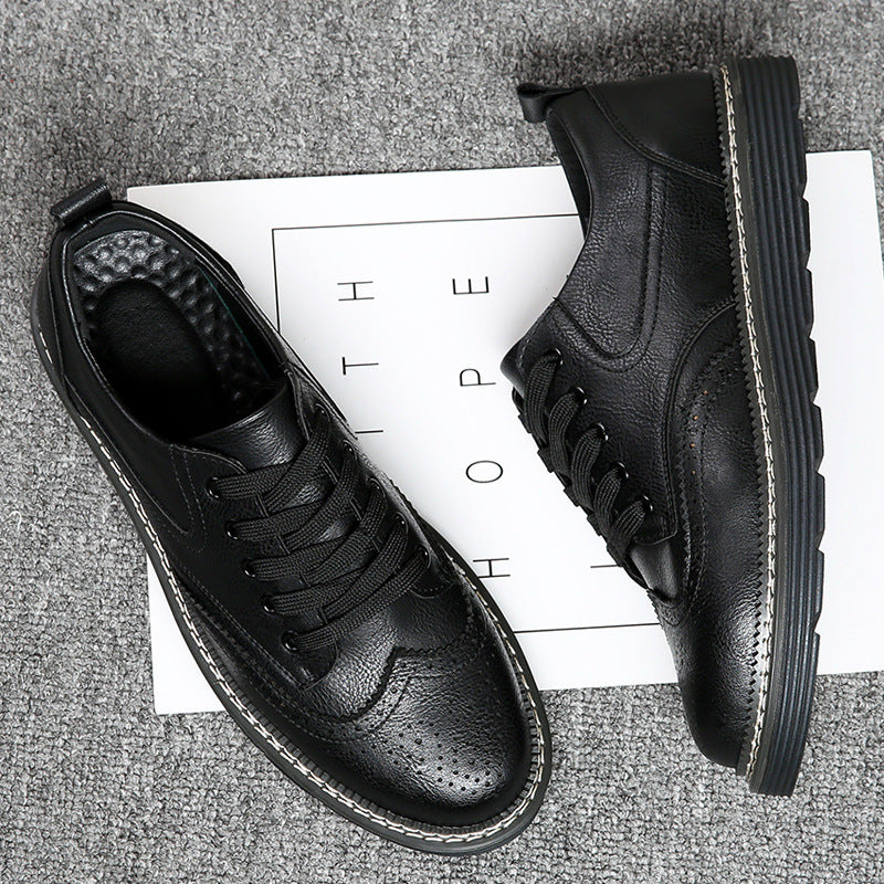 British Men's Business Casual Leather Shoes GO Buy