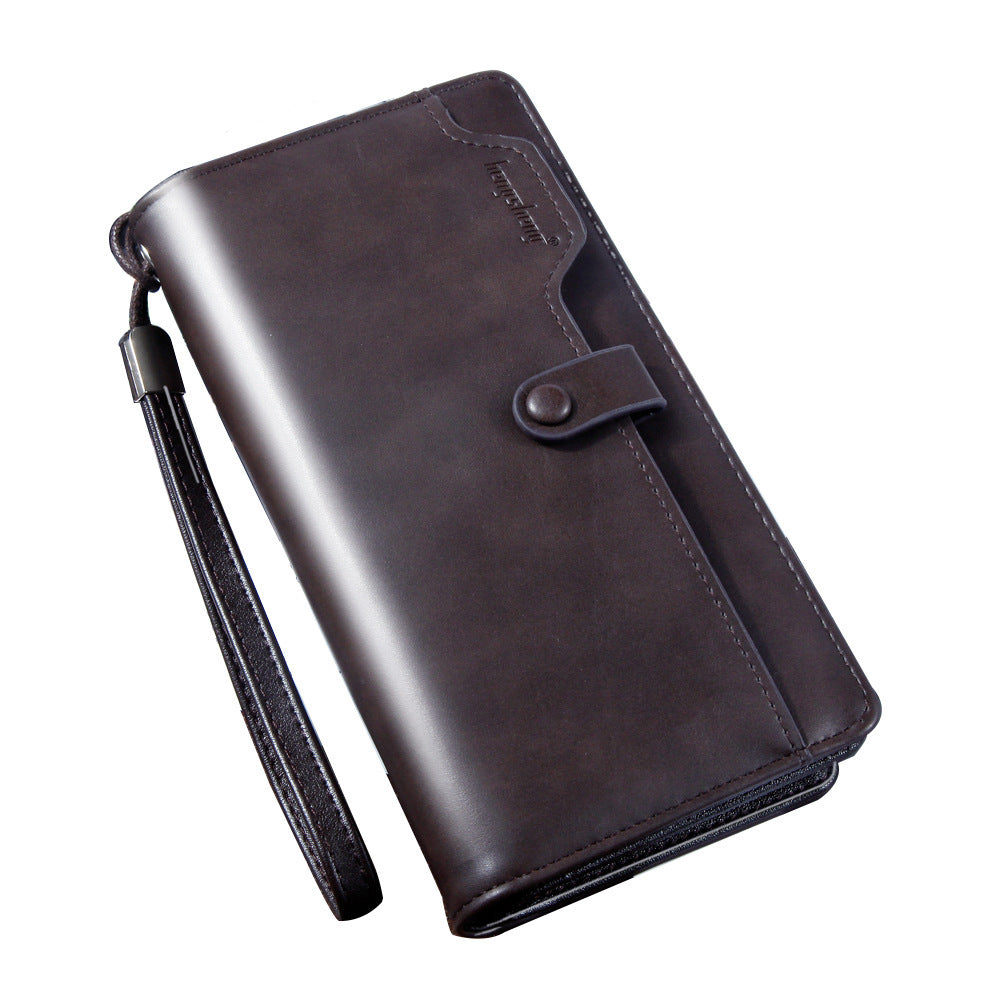 Men's Clutch Wallet Long Wallet Men GO Buy