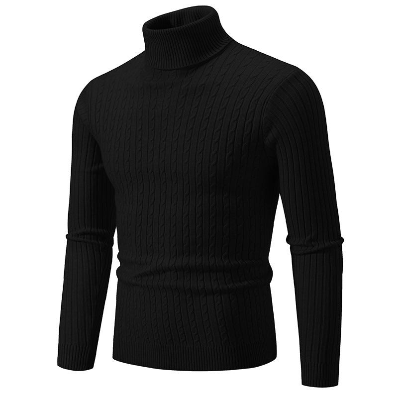 Retro Simple High Collar Bottoming Sweater Wear Casual Thin Slimming Knitwear GO Buy