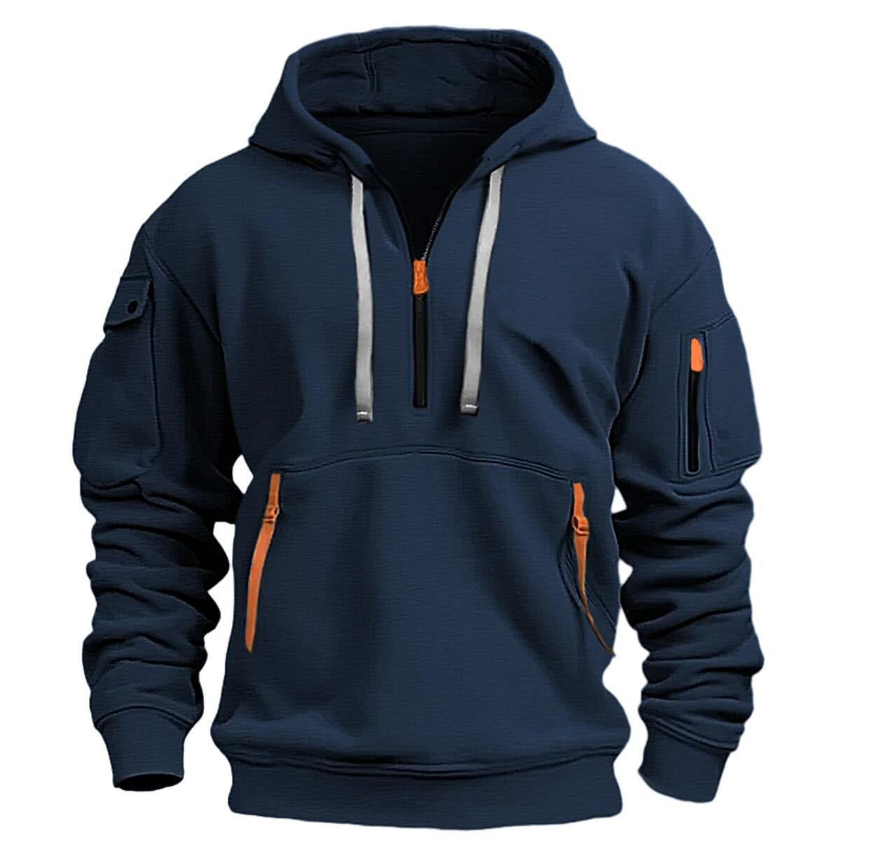 Cotton Dropped Shoulder Hooded Sweatshirt Men's Women's Plus Size Loose Pullover Fashion Sweatshirt GO buy