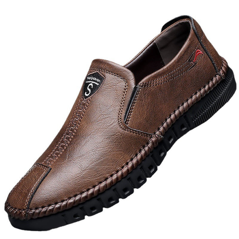 Young Men's Business Soft-soled Casual Genuine Leather Shoes GO Buy