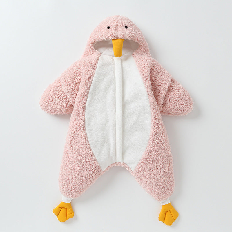 Children's Lambswool-like Split-leg Sleeping Bag GO buy