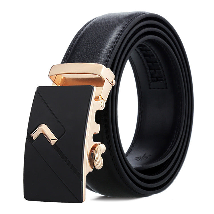 Men's Belt Automatic Buckle Business Trouser Belt GO Buy