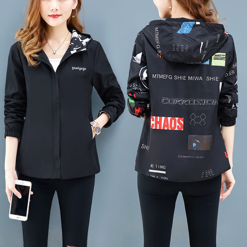 Spring Short Small Coat For Women Loose Jacket Women Casual All-matching Jacket Thin GO buy