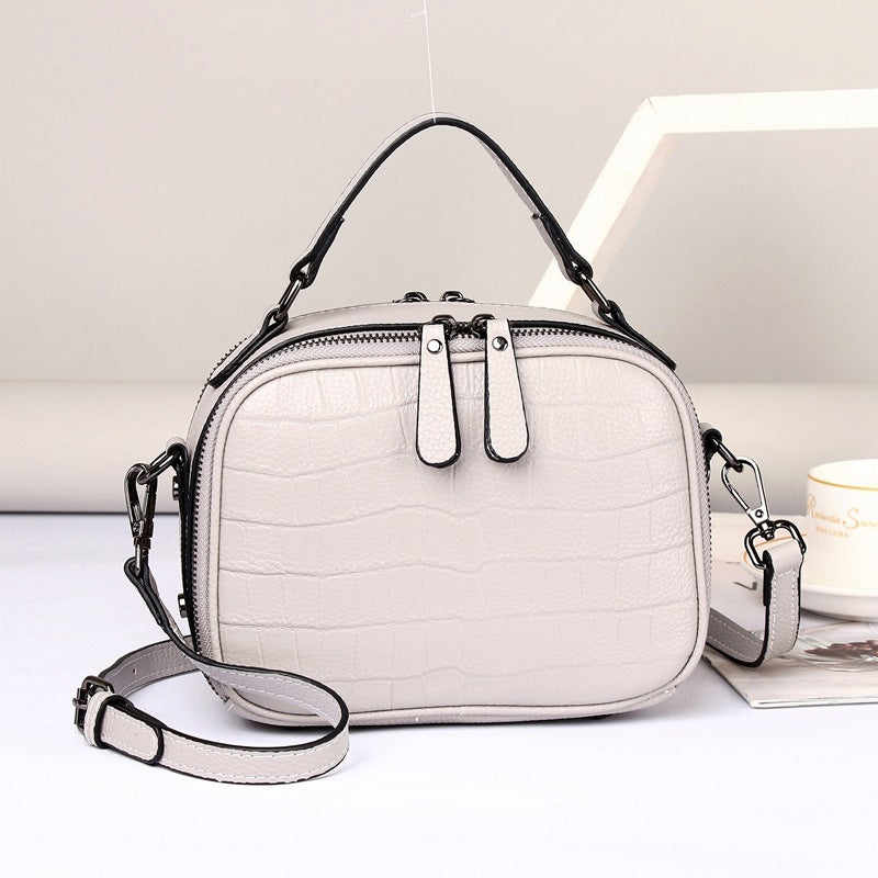 First Layer Cowhide Crossbody Handbag GO Buy