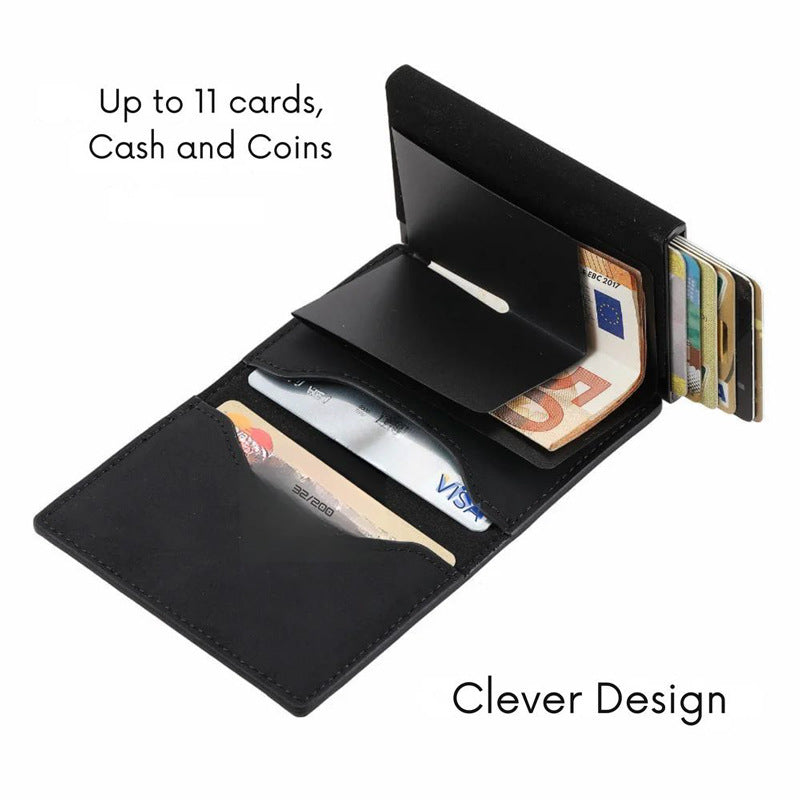 Men's Ultra-thin RFID Anti-theft Metal Card Sleeve GO Buy