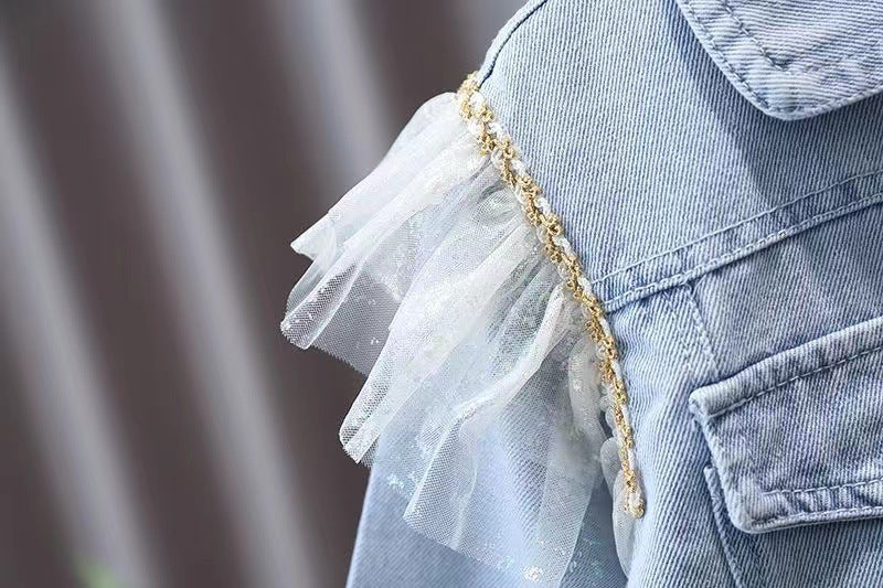Single Breasted Long Sleeve Denim Cardigan Women GO buy