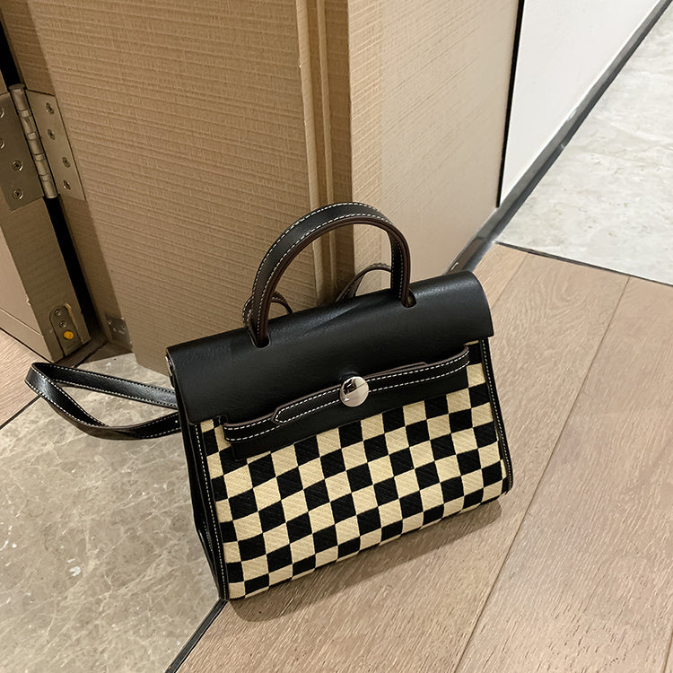 Fashion Messenger One-shoulder Portable Fashion Canvas Bag GO Buy